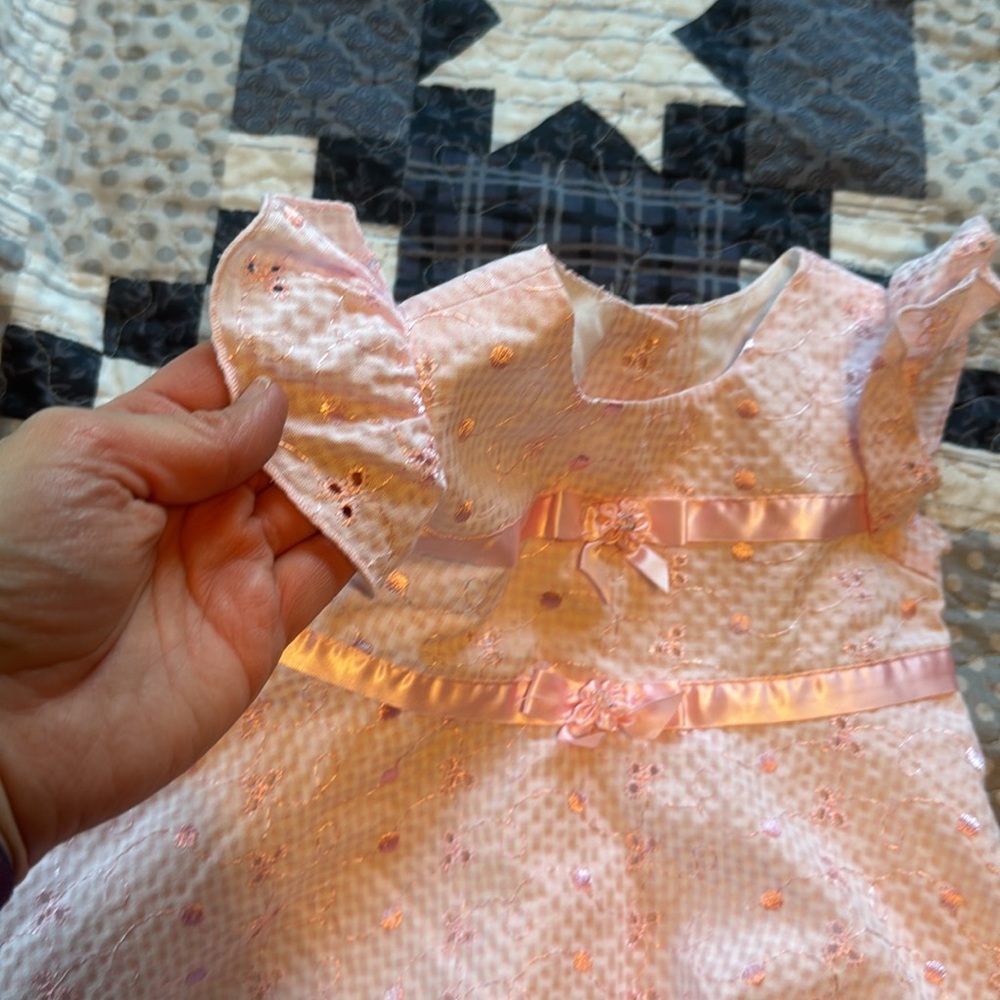 Pink Ruffle Dress - Picture 4 of 8